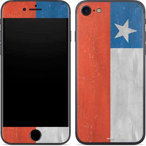 Chile Flag Distressed iPhone 8 Skin